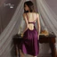 Midnight Secret – Đầm Ngủ Lụa Phối Ren