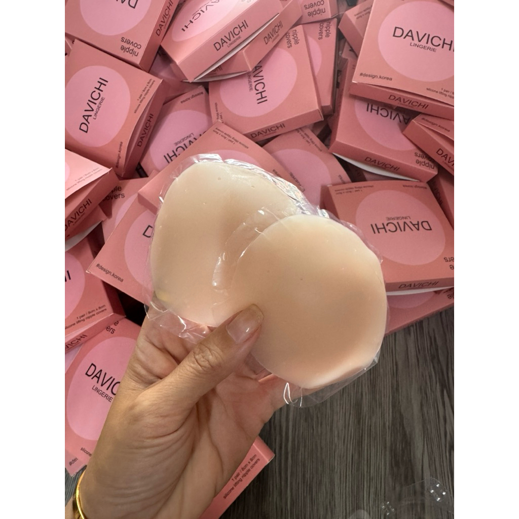 💥 Miếng dán ti silicon hộp 1 đôi. Thông hơi.  miếng dán tự thân tái sử dụng nhiều lần