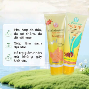 Sữa Rửa Mặt Hạt Nghệ Thorakao 100g