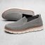 Giày Lười Nam CS318 Đế Trắng Vải Dệt Thoáng Khí Slip-On Phong Cách Hàn Quốc Đi Học Đi Làm Siêu Nhẹ