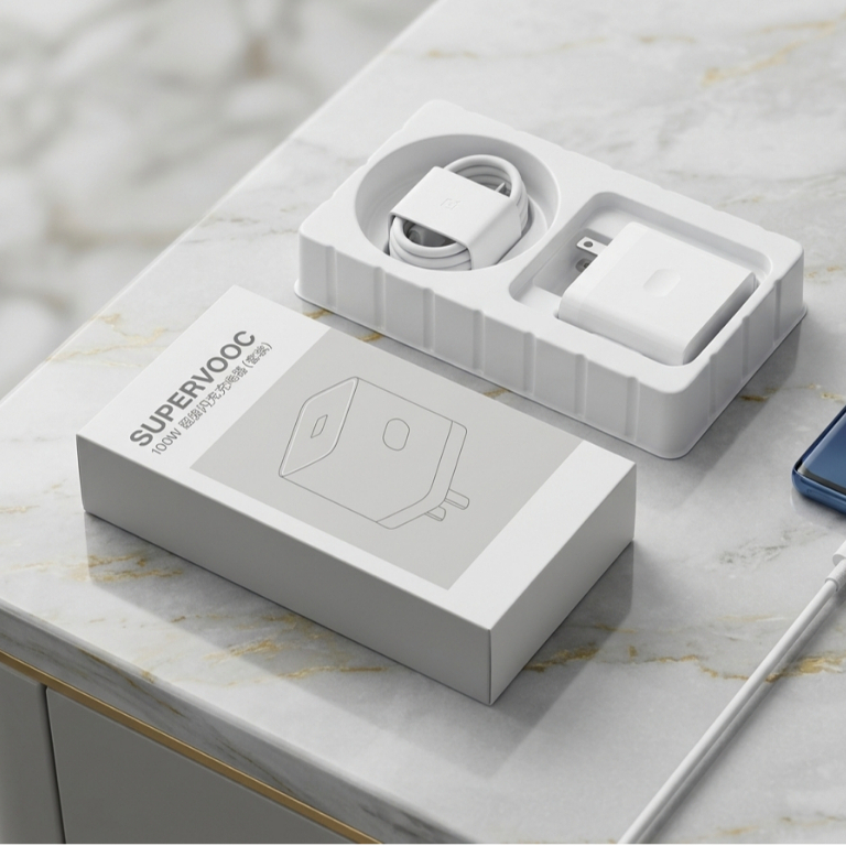Bộ Sạc Nhanh SuperVOOC 65W-80W-100W-120W Cho Oppo, Realme, OnePlus Kèm Cáp Sạc Siêu Nhanh