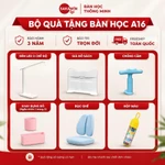 [Bản cải tiến] Bộ bàn học chống gù Sakawin A16 Cải tiến Bàn học chống gù có giá sách Nâng hạ tay quay cao cấp Tiện lợi — ảnh 2