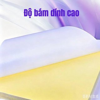 QUAFF Giấy decal  A4 165GSM – Mờ/Bóng – Chống nước, bám dính tốt, sẵn sàng cho DIY và in nhãn