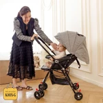 Xe đẩy nôi trẻ em gấp gọn 2 chiều 3 tư thế, xe đẩy xoay chiều 3 in1 cao cấp nhãn hiệu New Beginning — ảnh 7