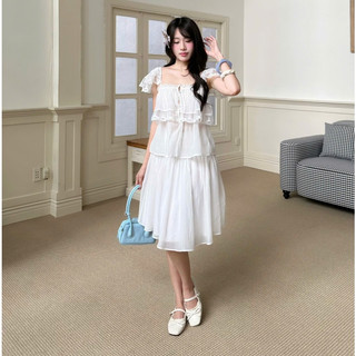NAVIE - Áo babydoll voan ren DOTIE tầng tiểu thư thời trang nữ
