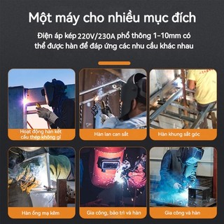 MMA-210 Máy hàn 220V IGBT, máy hàn điện mini dùng cho gia đình và công nghiệp Bảo hành 12 tháng