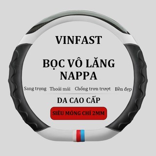 Bọc Vô Lăng Dcut cho ô tô, phù hợp cho VF3, VF5, Limo green, MPV7, VF8, VF9, VFe34, da Nappa,thiết kế khối màu