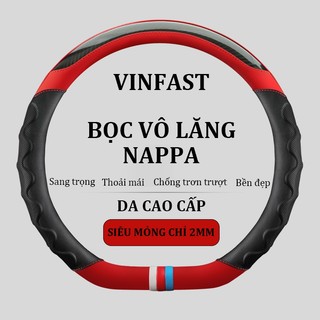 Bọc Vô Lăng Dcut cho ô tô, phù hợp cho VF3, VF5, Limo green, MPV7, VF8, VF9, VFe34, da Nappa,thiết kế khối màu