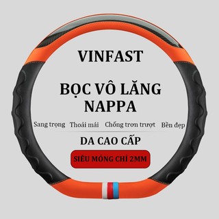 Bọc Vô Lăng Dcut cho ô tô, phù hợp cho VF3, VF5, Limo green, MPV7, VF8, VF9, VFe34, da Nappa,thiết kế khối màu