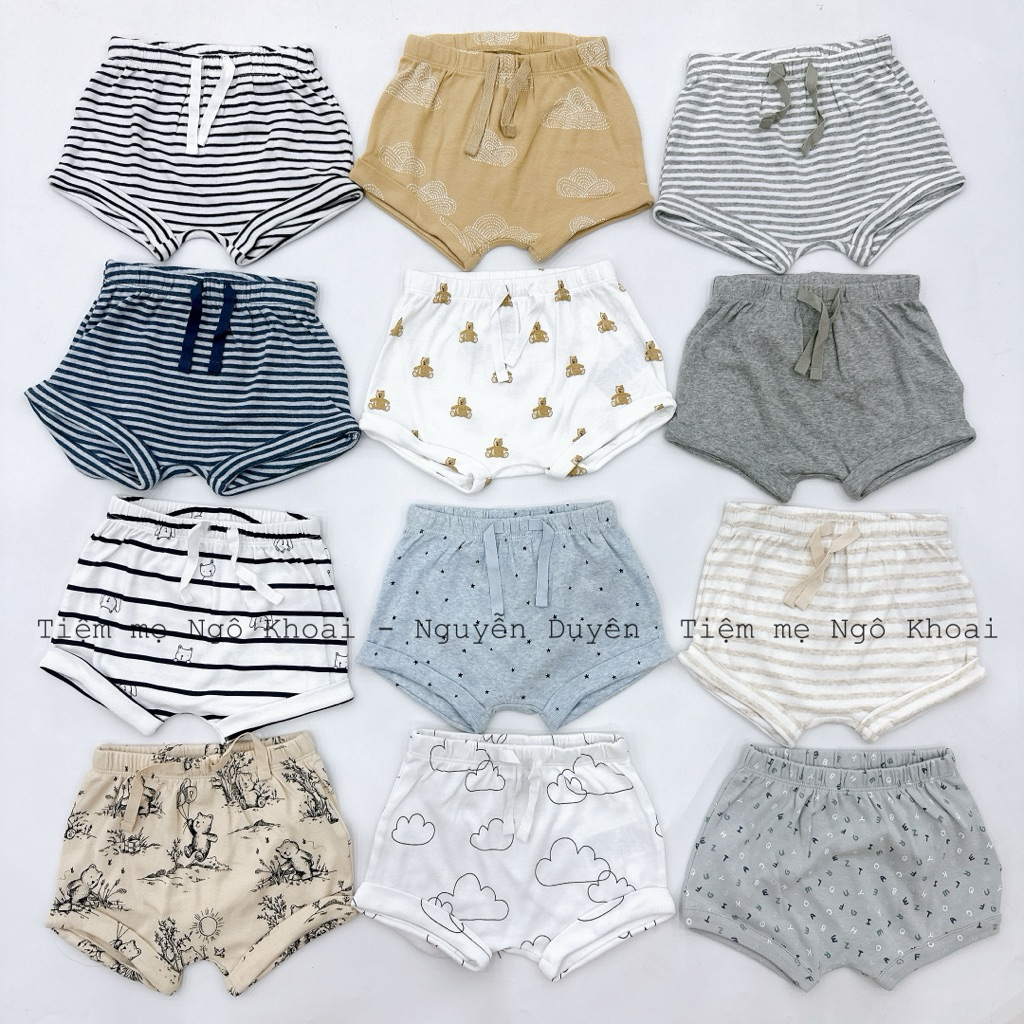 [MD96] 8-14kg Quần short cạp chun chất liệu cotton mềm mát các hãng xuất xịn cho bé yêu siêu đẹp