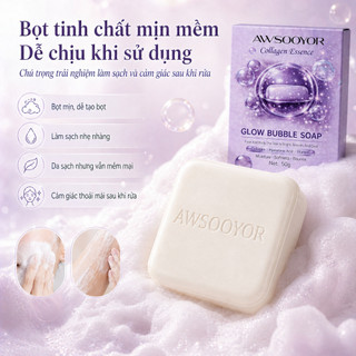 Xà phòng bọt tinh chất dưỡng ẩm, cho da mềm mịn hơn, làm sạch nhẹ nhàng, dùng cho mặt và cơ thể 50g, bọt tinh c