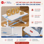 [Bản cải tiến] Bộ bàn học chống gù Sakawin A16 Cải tiến Bàn học chống gù có giá sách Nâng hạ tay quay cao cấp Tiện lợi — ảnh 7