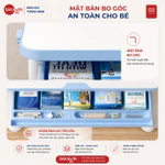 [Bản cải tiến] Bộ bàn học chống gù Sakawin A16 Cải tiến Bàn học chống gù có giá sách Nâng hạ tay quay cao cấp Tiện lợi — ảnh 8