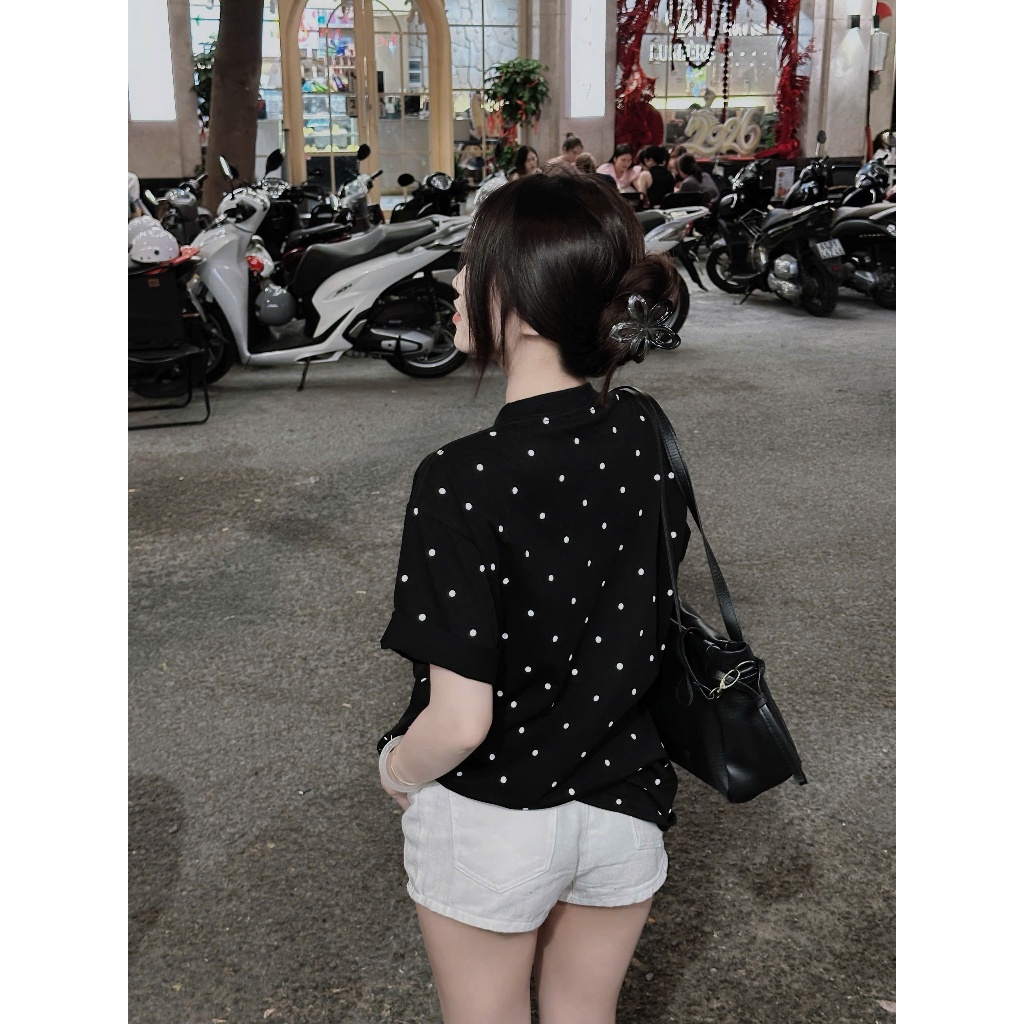 [MỞ BÁN] Áo thun Dài Tay Long Sleeve Raglan Chấm Bi V2 Chất liệu Cotton 250gsm Dày Dặn Đứng Form | BigBuy360 - bigbuy360.vn