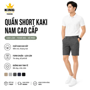 QUẦN SHORT TÂY NAM KINGFASHION Vải COTTON co giãn 2 chiều trẻ trung năng động Menswear nhiều màu