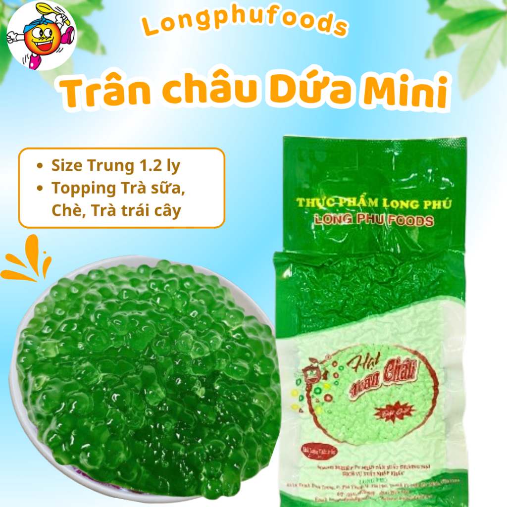 Trân Châu Mini (Trân châu hạt tiêu) LONG PHÚ gói 1kg