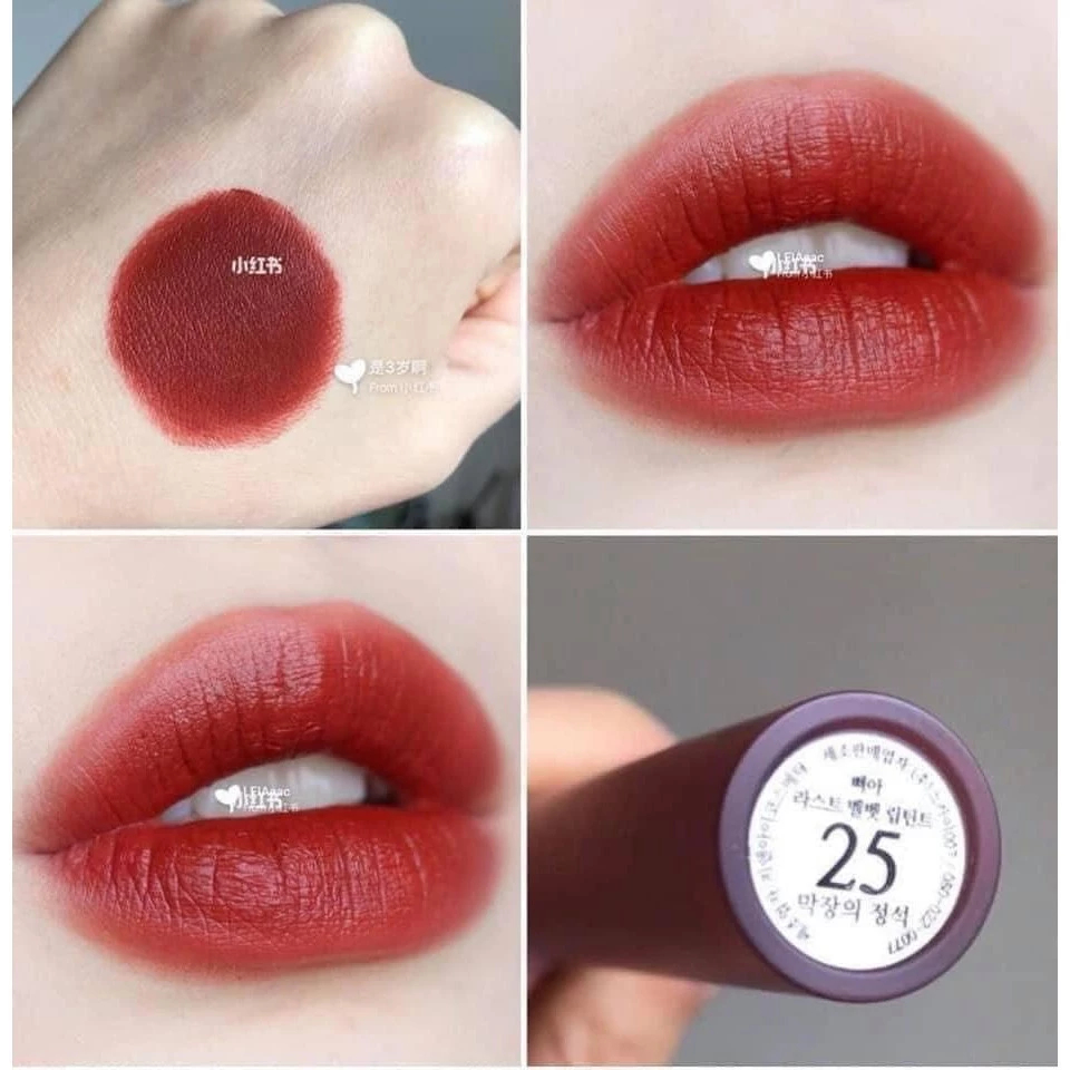 Son Kem Lì Bbia Last Velvet Lip Tint Bền Màu, Lâu Trôi - Ever Queen