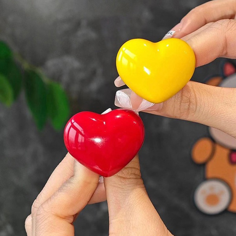 ✨Homie✨Nút dán nhấn xả nước bồn cầu - tay nắm cửa đa năng hình trái tim tiện lợi