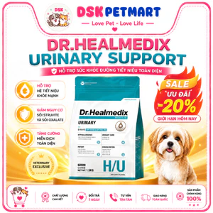 Thức Ăn Hạt Ngừa Sỏi Thận Cho Chó Dr.Healmedix Hypoallergenic Urinary - Túi 1.5kg