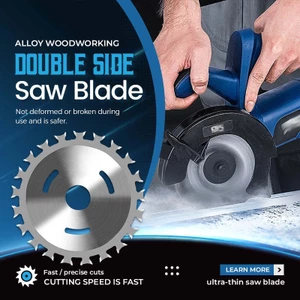 ✨Homie✨Lưỡi cưa, cắt gỗ 2 chiều Makita( 110mm)/ răng hai chiều Lưỡi cưa máy mài góc 4 inch Lưỡi cưa cắt tròn chế biến gỗ