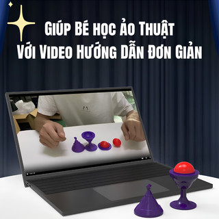Bộ Đồ Chơi Ảo Thuật Gia Thông Minh Cho Bé–Hộp 16 Đạo Cụ Biến Hóa Kỳ Diệu Với Hơn 300 Màn Ảo Thuật Hấp Dẫn Kèm Hướng Dẫn