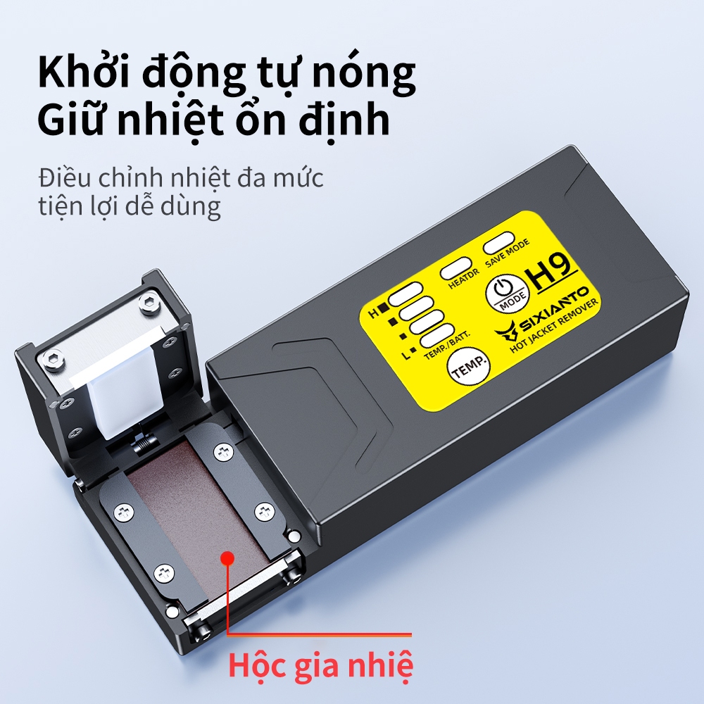 Kìm Tuốt Sợi Quang H9 Tuốt Pigtail, Sợi Trần, Cáp Quang 1-48 Lõi Hợp Kim Nhôm Hàng Sẵn TP.HCM