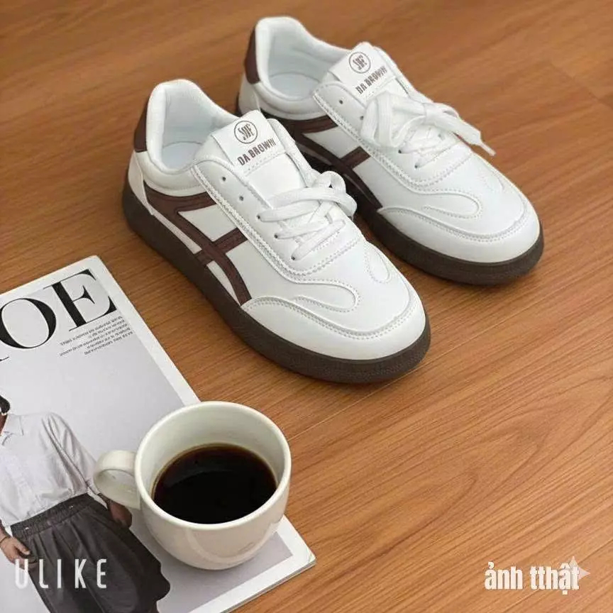 Giày Nữ Độn Đế Tăng Chiều Cao Phong Cách Hàn Quốc Sneaker Đứng Form Nữ Tính Trẻ Trung