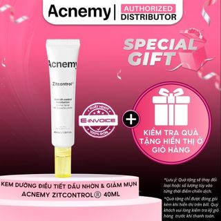 Kem Dưỡng Kiểm Soát Dầu, Kháng Khuẩn Và Giảm Mụn Acnemy Zitcontrol Moisturizer