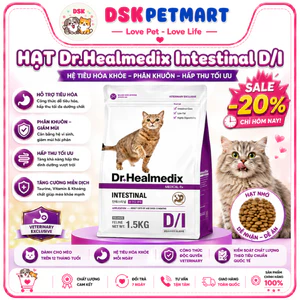 Thức Ăn Hạt Dr.Healmedix Intestinal Cải Thiện Tiêu Hóa Cho Mèo - Túi 1.5kg