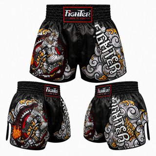 Quần Muay Fighter QMF-02 - Muay Thai Shorts, Muay Viet Nam, in 3D chất lượng cao