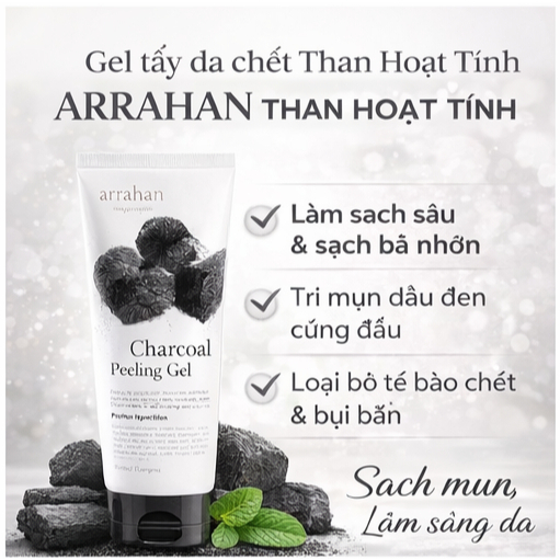 Tẩy Tế Bào Chết Arrahan 180ml, Tẩy Tế Bào Chết Arrahan Premium Moisturizing Peeling Gel