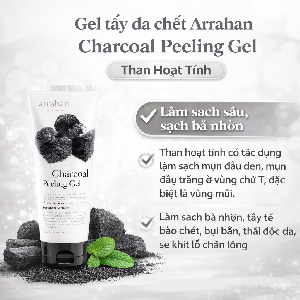 Tẩy Tế Bào Chết Arrahan 180ml, Tẩy Tế Bào Chết Arrahan Premium Moisturizing Peeling Gel