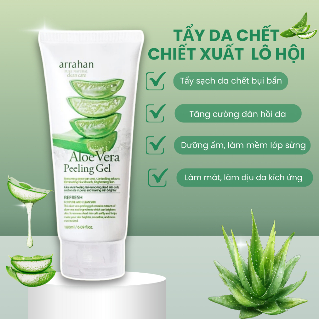 Tẩy Tế Bào Chết Arrahan 180ml, Tẩy Tế Bào Chết Arrahan Premium Moisturizing Peeling Gel