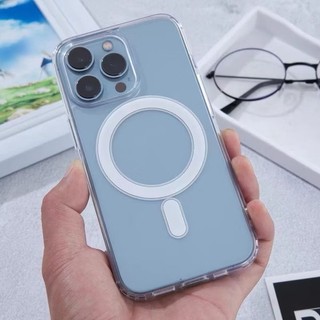 Ốp trong suốt iPhone cao cấp silicon hỗ trợ sạc không dây chống sốc dành cho iP 17/16/15/14/13/12/11/promax/plus ( MS )