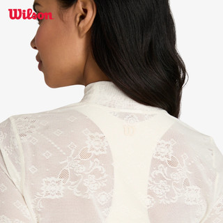 Wilson All Day Mockneck Lace Sandrift Lace Áo Nữ Thể Thao WE00044Z015001