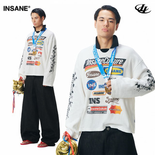 Áo Thun Dài Tay InsaneClo SPONSOR LONGSLEEVE Form Oversized Unisex Chất Liệu Waffle Nhập Khẩu