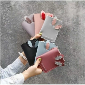 Ví nữ đẹp mini , ví nữ ngắn cầm tay nhỏ gọn, ví nữ nhiều ngăn bỏ túi thời trang, ví nữ tai thỏ cute