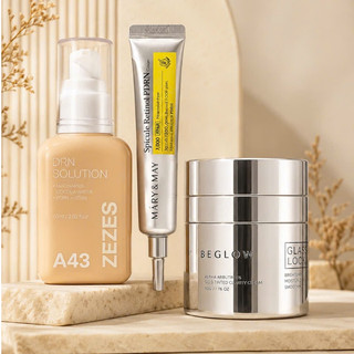 Combo Mary&May Spicule Retinol PDRN Cream + ZEZES DRN Solution 60ml + GLASSGLOW NIGHT CREAM 50g CB0352