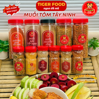 Muối Tôm Tây Ninh 06 vị TIGER FOOD Muối Tôm -  Muối Sặc - Muối Nhuyễn Xì Ke Sử Dụng Chấm Trái Cây Hoặc Ăn Bánh Tráng