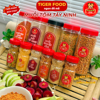 Muối Tôm Tây Ninh 06 vị TIGER FOOD Muối Tôm -  Muối Sặc - Muối Nhuyễn Xì Ke Sử Dụng Chấm Trái Cây Hoặc Ăn Bánh Tráng