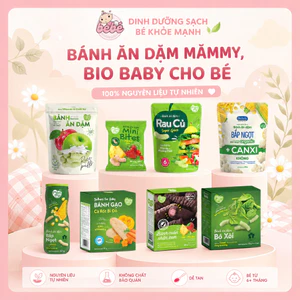 Bánh ăn dặm Mămmy cho bé từ 6 tháng tuổi.