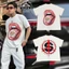 Áo Thun Oversize Chất Cotton 2 Chiều In Hình Saint Global Phong Cách Streetwear