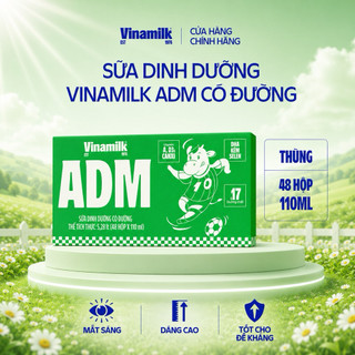 Sữa Dinh Dưỡng Vinamilk ADM Có Đường (110ml / 180ml) - Thùng 48 Hộp