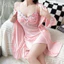 Đồ ngủ phối ren hoa