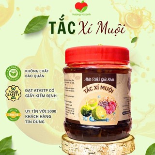 TRÀ TẮC XÍ MUỘI VÀ TẮC XÍ MUỘI MẬT ONG COMBO TIẾT KIỆM  450G DÙNG THỬ- HƯỜNG VỊ XANH