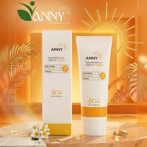 Combo 2 Kem Chống Nắng ANNY Nâng Tone Kiềm Dầu, Bảo Vệ Da Tối Ưu Chống Tia UVA/UVB Đặc Biệt Nâng Tone Da Trắng Hồng 8h