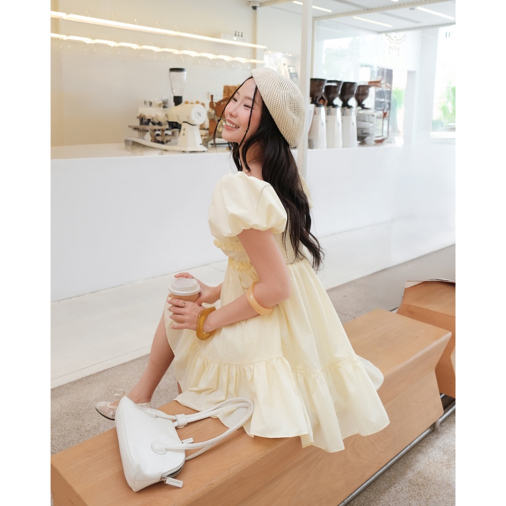 Đầm Nữ Babydoll DASTY Tay Phồng Form Xòe Dễ Thương SECODEE