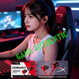 Tai nghe gaming HyperX Cloud Earbuds II ,Earbuds III chuyên game chính hãng Cloud Earbuds 2 chân cắm 3.5mm mic đa hướng