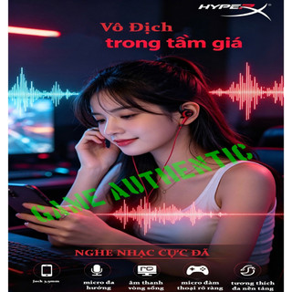 Tai nghe gaming HyperX Cloud Earbuds II ,Earbuds III chuyên game chính hãng Cloud Earbuds 2 chân cắm 3.5mm mic đa hướng