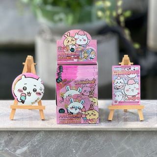 [hàng sẵn] Combo Huy hiệu và thẻ Chiikawa / huy hiệu 75mm và thẻ card fullbox 11 gói Blindbox anime Hachiware Usagi C11